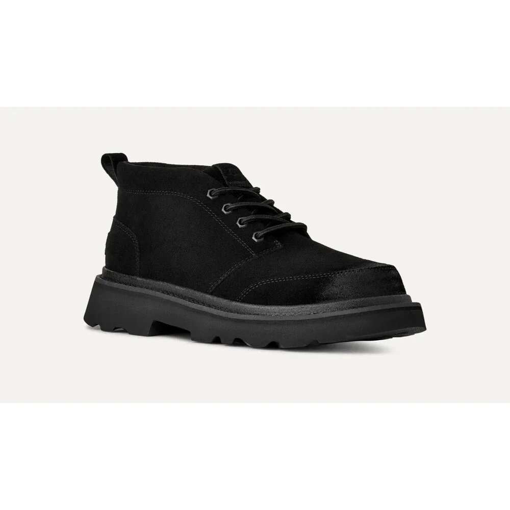UGG Chukka Lug 1171113-BLK Boots Men's Black Suede Lace Up Ankle Chukka DDK1415